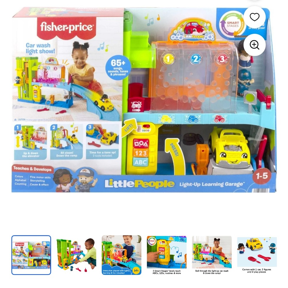 Fisher-Price Little People “Light-Up Learning Garage”